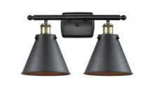 Innovations Lighting 916-2W-BAB-M13-BK - Appalachian - 2 Light - 16 inch - Black Antique Brass - Bath Vanity Light