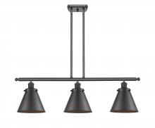  916-3I-BK-M13 - Appalachian - 3 Light - 36 inch - Matte Black - Stem Hung - Island Light