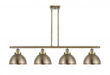  916-4I-AB-MFD-10-AB - Derby - 4 Light - 48 inch - Antique Brass - Stem Hung - Island Light