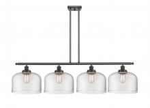  916-4I-BK-G72-L - Bell - 4 Light - 48 inch - Matte Black - Stem Hung - Island Light