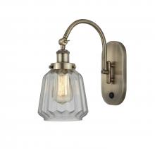  918-1W-AB-G142 - Chatham - 1 Light - 7 inch - Antique Brass - Sconce