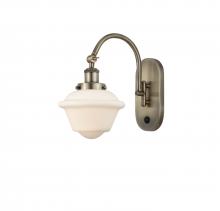  918-1W-AB-G531 - Oxford - 1 Light - 8 inch - Antique Brass - Sconce