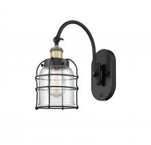 Innovations Lighting 918-1W-BAB-G52-CE - Bell Cage - 1 Light - 6 inch - Black Antique Brass - Sconce