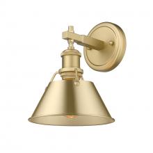  3306-BA1 BCB-BCB - Orwell BCB 1 Light Bath Vanity in Brushed Champagne Bronze with Brushed Champagne Bronze shade