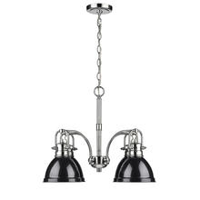  3602-D4 CH-BK - 4 Light Nook Chandelier