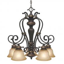  6029-D5 EB - 5 Light Nook Chandelier