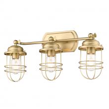  9808-BA3 BCB - Seaport 3-Light Bath Vanity in Brushed Champagne Bronze