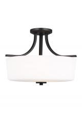  7728803-112 - Three Light Semi-Flush Mount