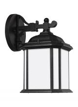  84529-746 - Kent traditional 1-light outdoor exterior small wall lantern sconce in oxford bronze finish with sat