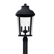 Capital 927034BK - 3 Light Outdoor Post Lantern