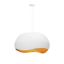 46438-027 - Baleia 4 Light Pendant in White and Gold Foil