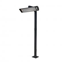  EF3908PMB - Eurofase EF3908PMB 39 Inch 8ft Black Pole Mount With Single Crossbar