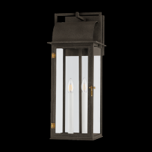  B2224-FRN/PBR - BOHEN Exterior Wall Sconce