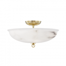  MDS810-AGB - 3 LIGHT SEMI FLUSH