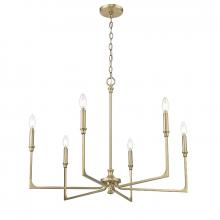 Millennium 25306-VB - Azara 32" Wide 6-Light Chandelier - Vintage Brass