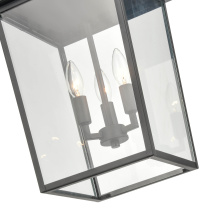 Millennium 2973-PBK - Fetterton 3-Light Outdoor Hanging Lantern Powder Coated Black