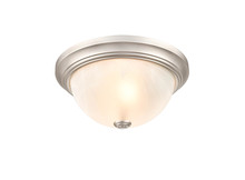  4601-SN - 2-Light Flushmount Ceiling Light Satin Nickel