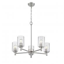 Millennium 9215-BN - Ashli 5-Light Chandelier Ceiling Light Brushed Nickel