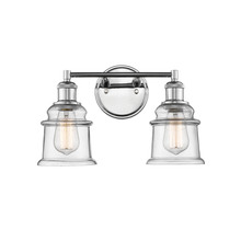  2342-CH - 2-Light Vanity Chrome