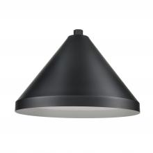  RWCS17-SB - R Series 1-Light Wide Cone Satin Black