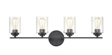  3684-MB - 4-Light Vanity Matte Black