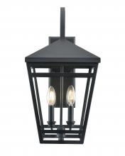  82103-TBK - Seager 2-Light Outdoor Wall Sconce Textured Black