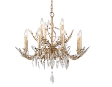  CH6154-12 - Alsace 12 Light Chandelier with Flower Inspired Crystals