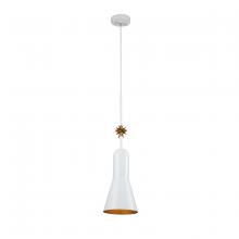  PD00115W-1 - Etoille Large White Pendant with Star