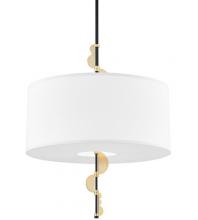  H386703-AGB/BK - 3 LIGHT PENDANT