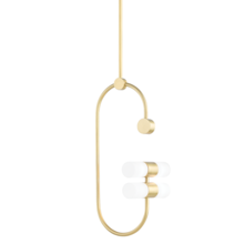  H388704B-AGB - 4 LIGHT PENDANT