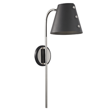  HL174201-PN/BK - Meta Plug-in Sconce