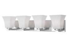  70264CH - Four Lamp Vanity with Flared Glass