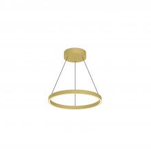  PD87718-BG - Cerchio 18-in Brushed Gold LED Pendant