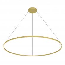  PD87772-BG - Cerchio 72-in Brushed Gold LED Pendant