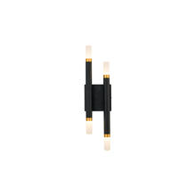  WS19705-BK - Draven 5-in Black LED Wall Sconce