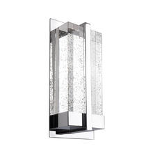  WS2812-CH - Gable 12-in Chrome LED Wall Sconce