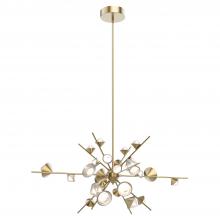  CH50848-BG - Geode 48-in Brushed Gold LED Chandeliers