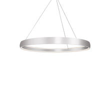  PD22753-BS - Halo 53-in Brushed Silver LED Pendant