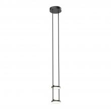  PD72208-BK - Novel 8-in Black LED Pendant