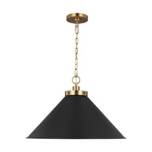  CP1311MBKBBS - Wellfleet Wide Cone Pendant