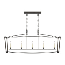 Visual Comfort & Co. Studio Collection F3326/5SMS - Thayer Linear Chandelier