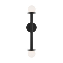 Visual Comfort & Co. Studio Collection KWL1012MBK - Nodes Double Sconce