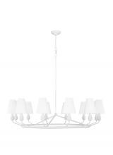 Visual Comfort & Co. Studio Collection TC11712MWT - Ziba Transitional 12-Light Indoor Dimmable Extra Large Chandelier