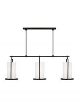 Visual Comfort & Co. Studio Collection TFC1053AI - Sherwood Casual 3-Light Indoor Dimmable Large Linear Chandelier