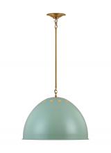 Visual Comfort & Co. Studio Collection TP1171EPSBBS - Robbie Transitional 1-Light Indoor Dimmable Extra Large Pendant Ceiling Hanging Chandelier Light