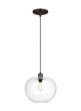 Visual Comfort & Co. Studio Collection TP1201AI - Mela Modern 1-Light Indoor Dimmable Large Pendant Ceiling Hanging Chandelier Light