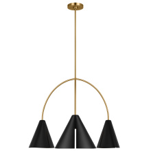 Visual Comfort & Co. Studio Collection KC1113MBKBBS-L1 - Cambre Large Chandelier