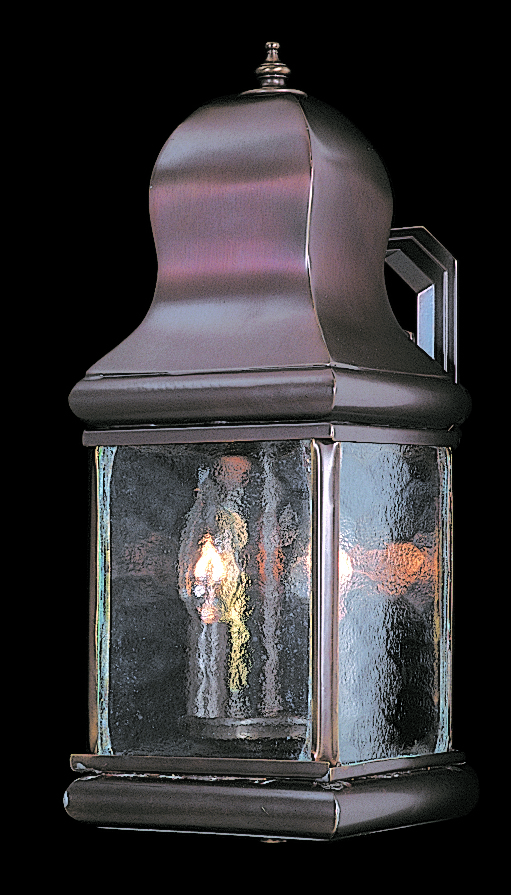 2-Light Raw Copper Marquis Exterior Wall Mount