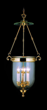 Framburg 7406 PB - 6-Light Polished Brass Jamestown Foyer Chandelier