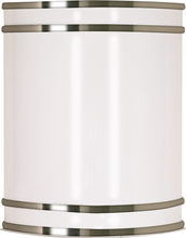  62/1045 - Glamour LED - Wall Sconce with White Acrylic Lens - Brushed Nickel Finish